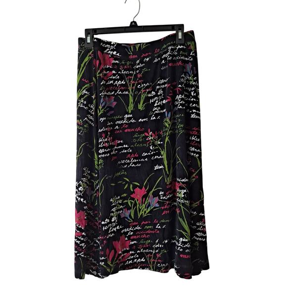 Chico's Travelers 2 Piece Set Graphic Print Top & Midi Skirt Womens Size 2 & 3 - Picture 5 of 16
